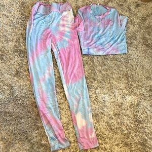 Fashion nova 2 piece crop top set size medium